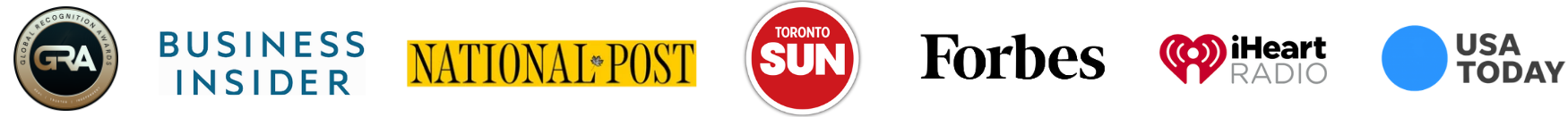 Featured on press logos