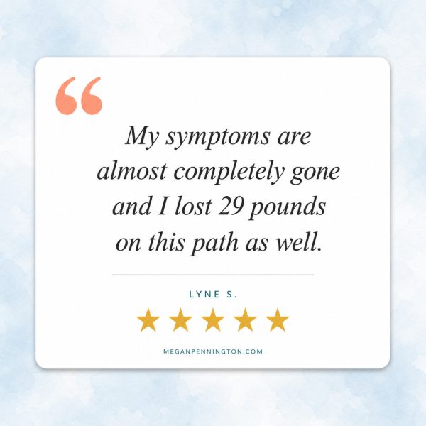 Her Symptoms Nearly Vanished. Then 29 Pounds Did. chronic symptoms